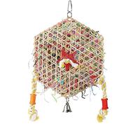 YUGSHNKFC Jouet à mâcher pour oiseaux en papier déchiqueté pour chinchillas, cochons d'Inde, écureuils, Timothy Swing améliore la santé des perroquets