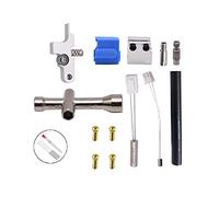 YUGSHNKFC Kit d ' extrudeuse X1, Bloc Chauffant à buse en, E Suite | Tube chauffant et thermistance, manchon en silicone, poignée de pour imprimante 3D X1
