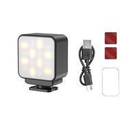 YUGSHNKFC Lampe De Remplissage Professionnelle avec Cordon De Chargement pour Poche 3 pour Chaussure Froide Et Lampe Vidéo À Luminosité Réglable