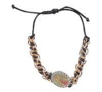 YUGSHNKFC Le avec pendentif de la Vierge tissé à la main apporte la bonne chance loin de la malchance Cadeaux pour amis et amoureux Vierge pour et homme Bracelets tressés
