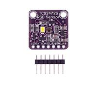 YUGSHNKFC Le Module de Reconnaissance de détection de lumière LED TCS34725 intègre Un Filtre de Blocage Infrarouge pour améliorer la précisionCapteurs compatibles TCS3472XFN
