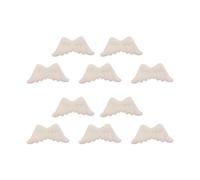 YUGSHNKFC Lot de 10/20/50 appliques en forme d'aile en peluche pour cheveux, bandeau, vêtements, couture, loisirs créatifs