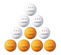 YUGSHNKFC Lot de 10 balles de ping-pong professionnelles 3 étoiles légères et standard pour entraînement professionnel