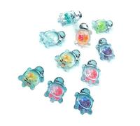 YUGSHNKFC Lot de 10 Breloques Multifonctions en Plastique pour la Fabrication de Bijoux, Pendentif Porte-clés en Forme de, adapté Accessoires époxy faciles à Porter