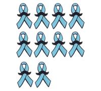 YUGSHNKFC Lot de 10 broches en forme de moustache en métal pour différents âges pour mettre en valeur votre tenue quotidienne, bleu, taille unique