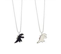 YUGSHNKFC Lot de 2 colliers assortis pour couple pour homme et femme - Chaîne de promesse tendance pour adolescents