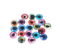 YUGSHNKFC Lot de 20 verres pour yeux de poupée, globe oculaire animal pour accessoire œil de dinosaure
