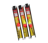 YUGSHNKFC Lot de 3 indicateurs de Bobber flottants de pêche, Accessoires de matériel de pêche, flotteurs prêts à l'emploi, Ensemble de Lignes de pêche
