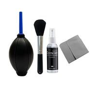 YUGSHNKFC Lot de 4 nettoyeurs d'écran pour ordinateur portable/téléphone/tablette/lunettes avec vaporisateur + brosse + chiffon de nettoyage pour PC