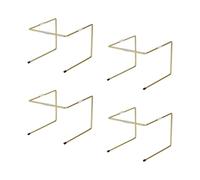YUGSHNKFC Lot de 4 plateaux à pizza pliables, élégant pour assiettes à pizza avec base robuste, idéal pour les fêtes et les propriétaires de rack d ' événements