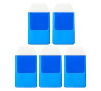 YUGSHNKFC Lot de 5 trousses à crayons étanches en PVC pour infirmière, bleu