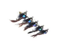 YUGSHNKFC Lot de 6 leurres de pêche réalistes avec Perle métallique pour Un coulage Rapide et Une Meilleure précision de Lancer