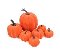 YUGSHNKFC Lot de 7 citrouilles d ' Accent de Table d ' Halloween en Mousse
