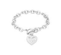 YUGSHNKFC Mémoriaux pour Animaux Compagnie Bracelets D'urne Coeur Bijoux en Acier Inoxydable Bracelets D'urn avec Langage D'amours Bracelets Crémation Imperméable