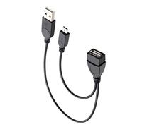 YUGSHNKFC MicroUSB To USB Cable MicroUSB To Adapter Power Cable Enables Peripherals Connection For Various Devices Peripherals Connectors