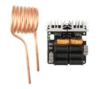 YUGSHNKFC Module de Chauffage par Induction avec Bobine de Tube en cuivre, Conception ZVS 12 à 48 Volts pour Les projets de Chauffage d ' Atelier