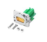 YUGSHNKFC Module de Port VGA DB9Pin sécurisé, Option HDB15 avec Contacts recouverts d ' Or et Fixation du Panneau d ' Installation sans Outil