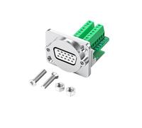 YUGSHNKFC Module de Port VGA DB9Pin sécurisé, Option HDB15 avec Contacts recouverts d ' Or et Fixation du Panneau d ' Installation sans Outil