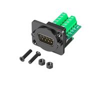 YUGSHNKFC Module de Port VGA DB9Pin sécurisé, Option HDB15 avec Contacts recouverts d ' Or et Fixation du Panneau d ' Installation sans Outil