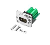 YUGSHNKFC Module de Port VGA DB9Pin sécurisé, Option HDB15 avec Contacts recouverts d ' Or et Fixation du Panneau d ' Installation sans Outil