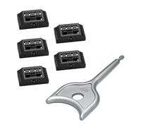 YUGSHNKFC Pack De 10/5 Bloqueurs De Ports avec Verrouillage À Clé pour Une Protection Sécurisée des Données sur Les Ordinateurs Portables Et Les Ordinateurs Portables