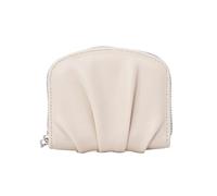 YUGSHNKFC Petit portefeuille court pour femme avec fermeture éclair en cuir PU - Couleur unie - Changement de couleur unie - Pièce de monnaie plissée pour femme, b, One Size