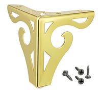 YUGSHNKFC Pieds de meubles creux pour table, armoire, bibliothèque, pieds triangulaires de rechange en métal pour canapé
