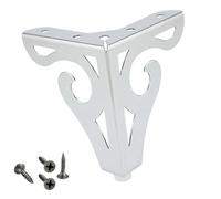 YUGSHNKFC Pieds de meubles creux pour table, armoire, bibliothèque, pieds triangulaires de rechange en métal pour canapé