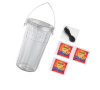 YUGSHNKFC Piège à Poisson Portable, Bouteille de leurres de pêche, Cage pour s ' Amuser en Famille Camping, Lacs ou rivières, Attraper de minuscules créatures Aquatiques, piège à crevettes