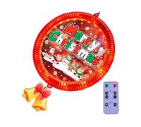 YUGSHNKFC Polyacrylate Permanent LED Holiday Running Light Hoop Renvable Power Efficient De Noël Décoration Simple Lumière