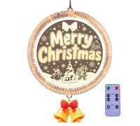 YUGSHNKFC Polyacrylate Permanent LED Holiday Running Light Hoop Renvable Power Efficient De Noël Décoration Simple Lumière