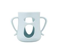 YUGSHNKFC Porte-Bouteilles Antidérapants À Isolation Thermique Matériaux en Silicone De Qualité Alimentaire Adaptés Bouteilles Verre Standard Manchon Silicone Anti-Chute pour Biberons Verre