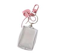 YUGSHNKFC Porte-cartes Photo En Forme Coeur Acrylique Porte Cartes Photo Portable Photocard Organié Office Office Desk Travel Utiliser Organisateur Bureau Pour Les Cartes D'identité