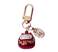 YUGSHNKFC Porte-clés Avec Pendentif En Forme De Chats De Dessin Animé Cloches En Métal De Japonais Porte-clés De En Forme D'animal Breloque Pour Et Décoration Breloque De Avec Cloches
