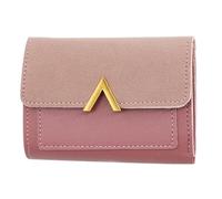 YUGSHNKFC Portefeuille court en cuir synthétique élégant pour femme avec plusieurs emplacements pour cartes pour diverses occasions, rose vif