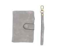 YUGSHNKFC Portefeuille court en cuir synthétique pour femme avec imprimé floral élégant avec plusieurs emplacements pour cartes adapté à diverses occasions, gris