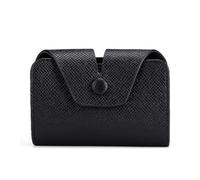 YUGSHNKFC Portefeuille court en polyuréthane pour femme avec porte-cartes de crédit, Noir