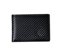 YUGSHNKFC Portefeuille court tendance avec porte-cartes de crédit pour cadeaux d'affaires pour homme, Fibre de carbone.