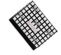 YUGSHNKFC Portefeuille en polyuréthane à rayures accrocheur avec nœuds, doux et pratique, compartiment pour cartes, porte-monnaie court tendance pour femme, portefeuille rayé avec plusieurs