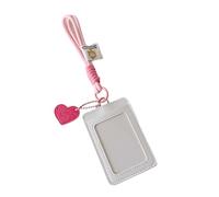 YUGSHNKFC PU Photocard Holder Compact Showcase Card Sachets Transparent Fenêtre Sleeve Photo Pour Les Amateurs Marchandises Étui Carte Fenêtre Transparent