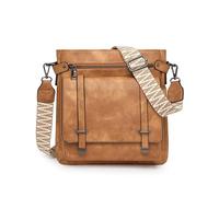 YUGSHNKFC Sac à bandoulière de grande capacité pour femme - Sac à bandoulière élégant en cuir synthétique - Tendance - Pour les trajets quotidiens - Bandoulière assortie pour les trajets quotidiens