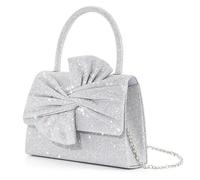 YUGSHNKFC Sac à main à bandoulière scintillant avec chaîne amovible, sac à bandoulière élégant à paillettes pour les dîners et les rendez-vous, b