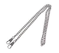 YUGSHNKFC Sangle de sac à main en métal avec poignée d'épaule pour sac à bandoulière, sac à main, bandoulière courte, Noir , One Size