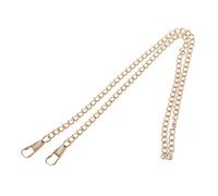 YUGSHNKFC Sangle de sac à main en métal avec poignée d'épaule pour sac à bandoulière, sac à main, bandoulière courte, doré, One Size