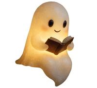 YUGSHNKFC Serre-Livres Fantôme Miniature en Résine Décoration sur Le Thème d'halloween pour La Maison pour Les Lecteurs Bibliothèque Livre Fantôme d'halloween