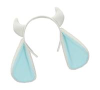 YUGSHNKFC Serre-tête en corne de mouton à fourrure pour fêtes costumées, spectacles, léger et confortable, accessoire de festival, bandeau en fourrure sur le thème de Noël