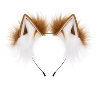 YUGSHNKFC Serre-tête en forme d'oreille de renard pour adultes, festival de musique, animes, accessoire de cosplay unisexe