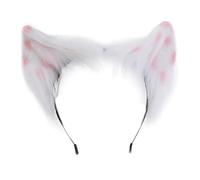 YUGSHNKFC Serre-tête fait à la main avec oreilles de chaton pour Halloween, carnaval, cosplay, accessoires pour cheveux