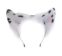 YUGSHNKFC Serre-tête fait à la main avec oreilles de chaton pour Halloween, carnaval, cosplay, accessoires pour cheveux