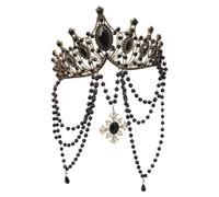 YUGSHNKFC Serre-tête gothicisme couronne madonnas bandeau médiéval princesse reine bandeau adapté pour photographie accessoires de scène
